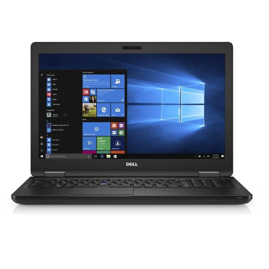 لپ تاپ استوک گرافیک دار 15.6 اینچی دل مدل Dell Latitude 5580 Core i5 8400H 8GB 256SSD M130 2GB