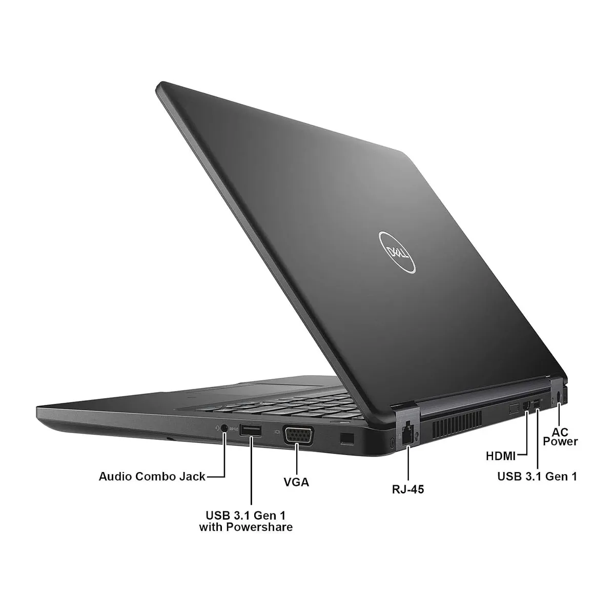 لپ تاپ استوک گرافیک دار 14 اینچی دل مدل Dell Latitude 5490 Core i7 8650U 8GB 256SSD MX130 2GB