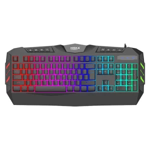 کیبورد استوک گیمینگ هیسکا مدل Hiska HX-KEG400 RGB