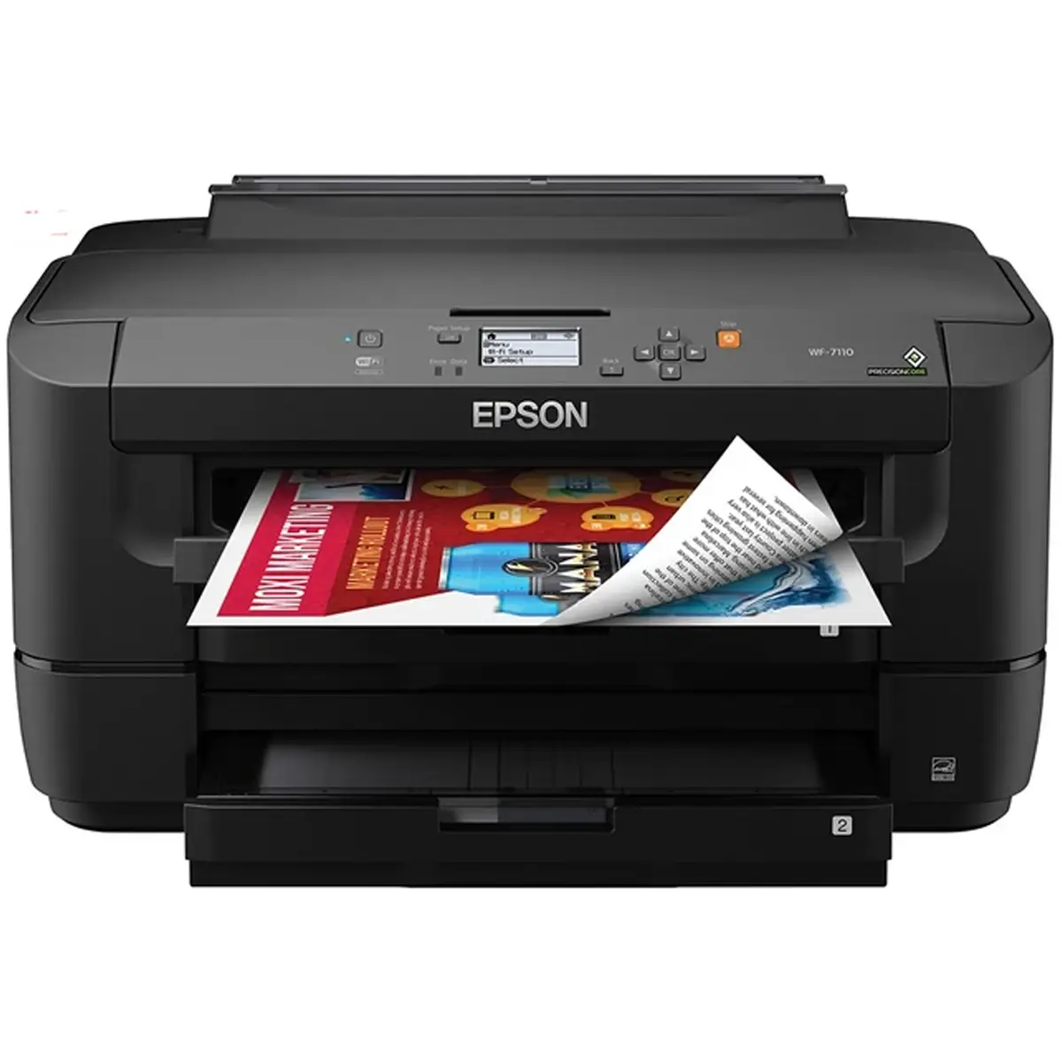 پرینتر استوک جوهرافشان رنگی تک‌ کاره اپسون مدل Epson WorkForce WF-7110