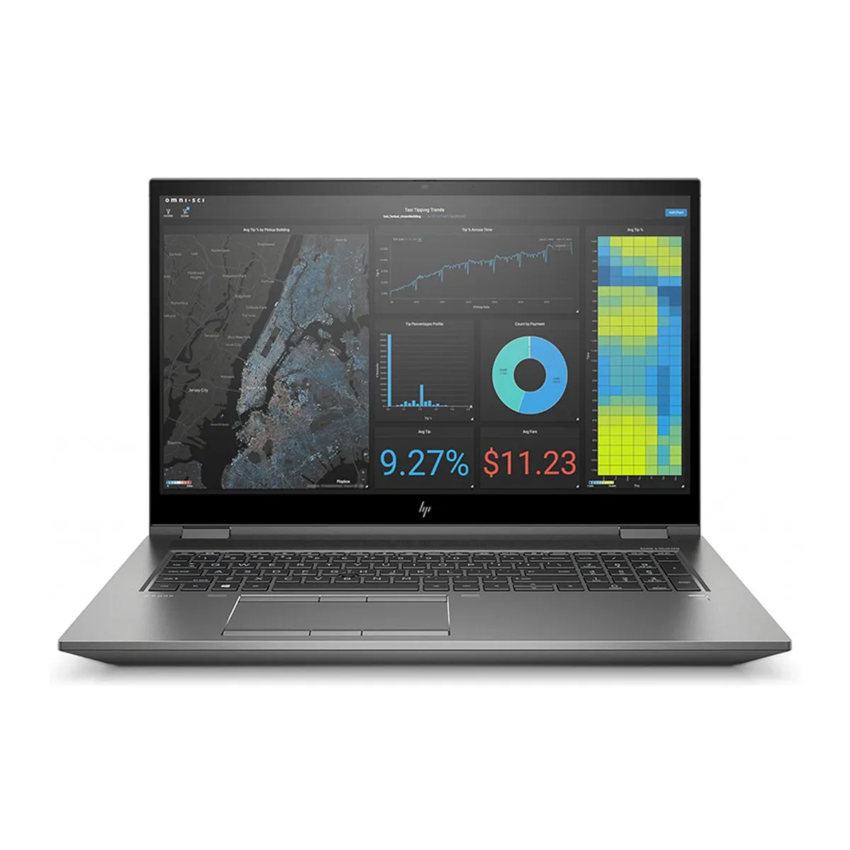 لپ تاپ استوک گرافیک دار 17.3 اینچی اچ پی مدل HP ZBook Fury 17 G7 Core i7 10850H 16GB 512SSD T1000 4GB
