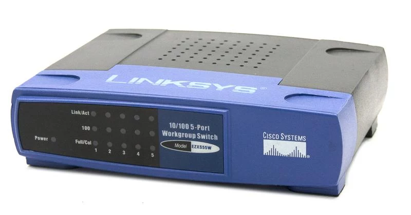 سوئیچ استوک 5 پورت لینک‌سیس مدل Linksys EZXS55W