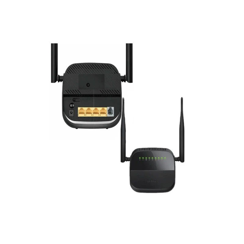 مودم روتر استوک ADSL2 Plus بی‌سیم N300 دی-لینک مدل D-Link DSL-124 New